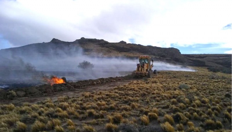  El incendio se originó por una tormenta eléctrica.