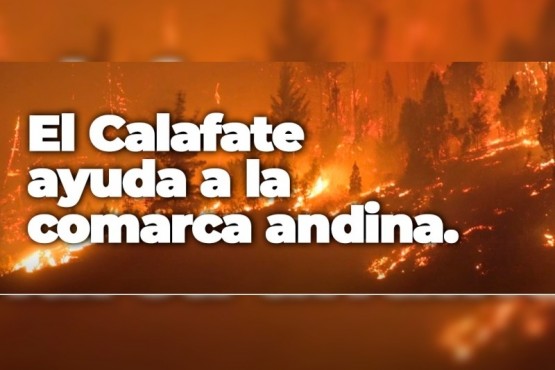 El Calafate en solidaridad con los habitantes de Chubut afectados por incendios