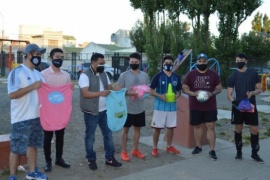 "La Néstor" en el entrenamiento de AFUSA de Río Gallegos