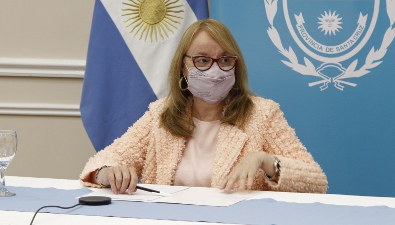 Alicia en la presentación del Plan de Inversiones de YPF.