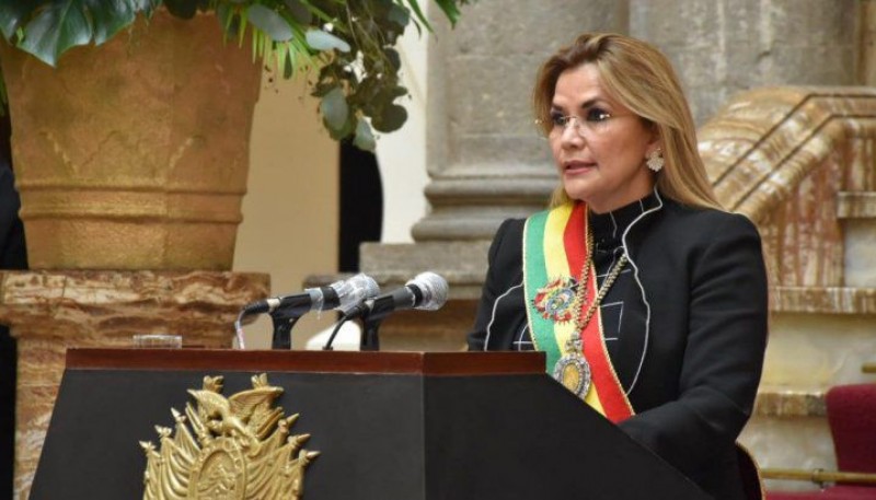 La expresidenta de facto de Bolivia Jeanine Áñez (WKM Radio)