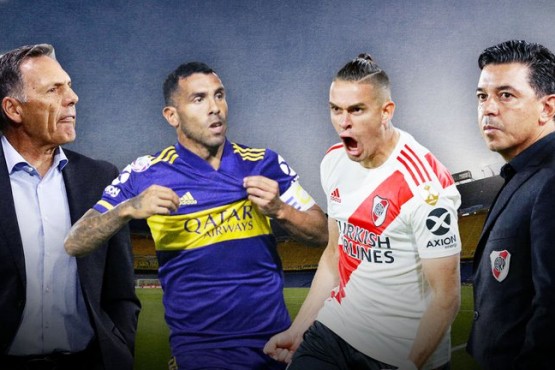 Se viene el Boca-River: formaciones, horario y TV