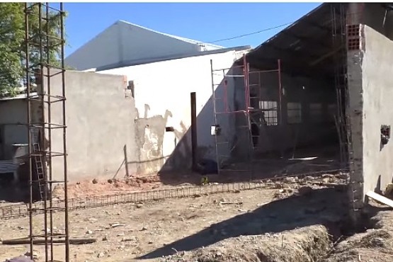 Avances de obra en el Matadero de San Julián.