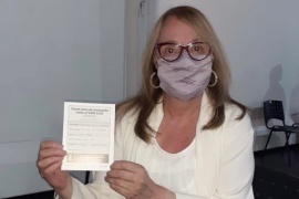 Alicia Kirchner se expresó en las redes: "Hoy recibí la vacuna contra el COVID-19"