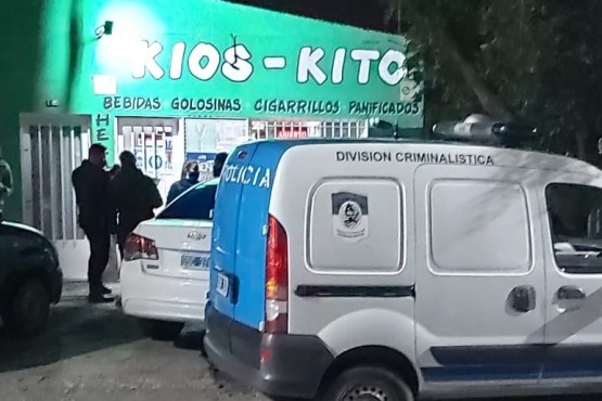 El kiosco ubicado en calle Chile al 1000. 