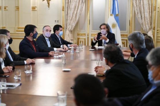 Reunión entre Cafiero y referentes del Frente de Todos