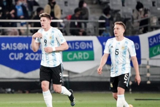 Sub 23: Argentina derrotó a Japón en su primer amistoso