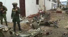 43 heridos por la explosión de un coche bomba en Colombia