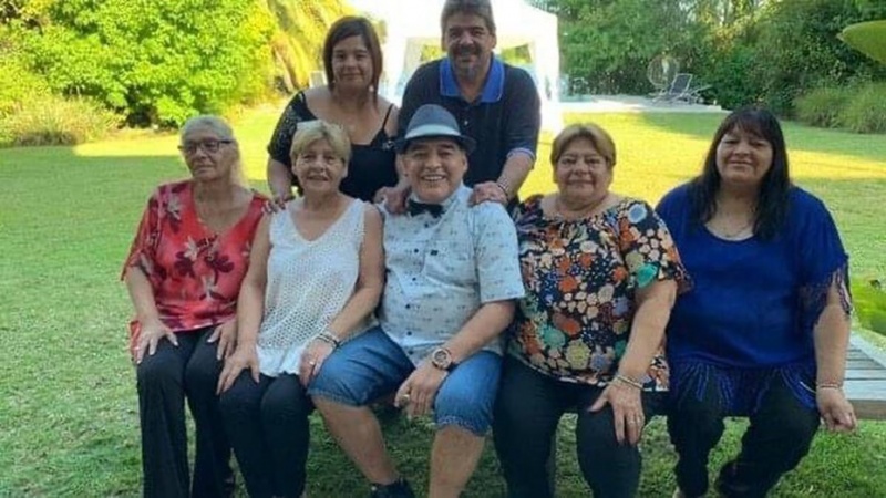 La familia Maradona.