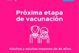 Vacunar es prevenir: Comienzan las inscripciones para mayores de 64 años