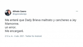 Alfredo Casero amenazó a Dady Brieva por "maltratar" a Jey Mammón