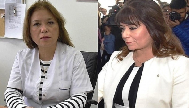 Patricia y Angélica Zari, ex directora del Hospital y ex jueza de Caleta Olivia