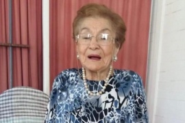 A los 101 años falleció Elcira Rearte de Alvarez conocida como la "abuela de Caleta Olivia"