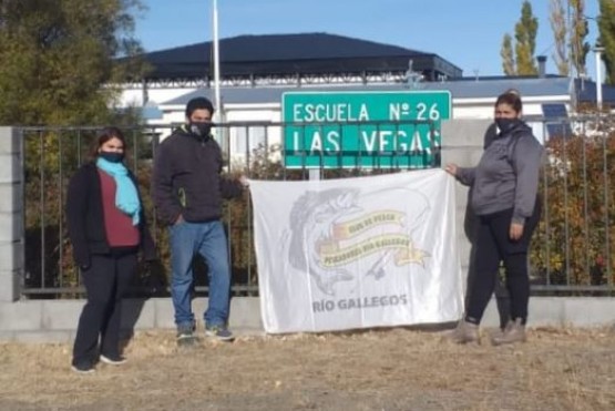 Acciones solidarias del Club de Pescadores. 