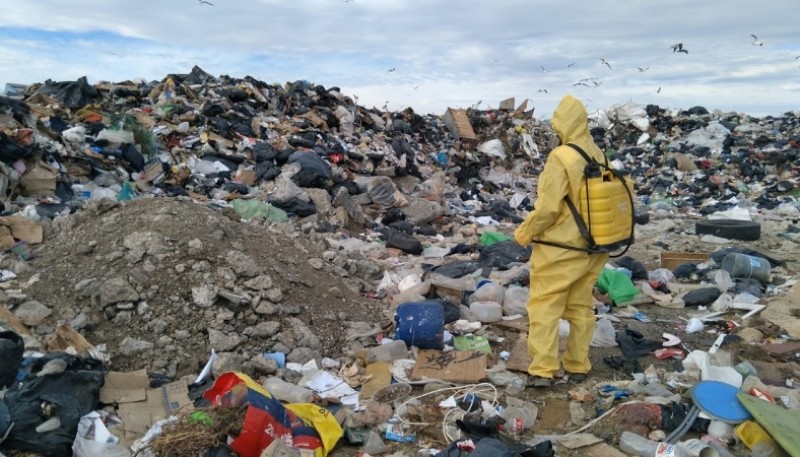 Municipio de Río Gallegos desarrolló tareas de fumigación en el vaciadero