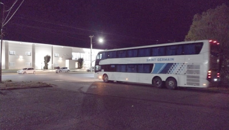 El contingente se dirigía a El Chaltén.