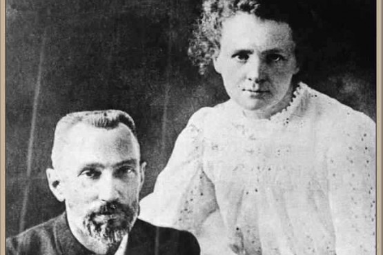 Pierre y Marie Curie.