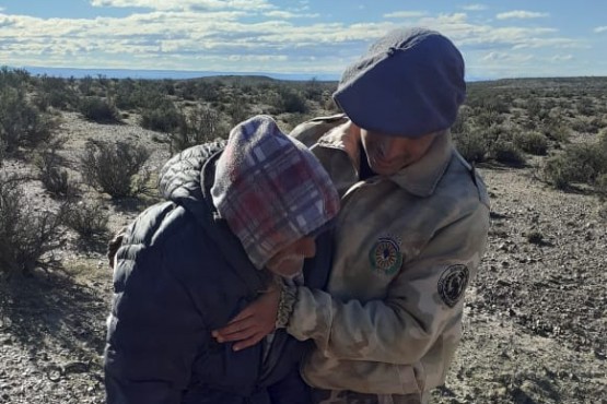 Encontraron a Maliqueo Benancio tras amplio operativo a caballo en Trelew 