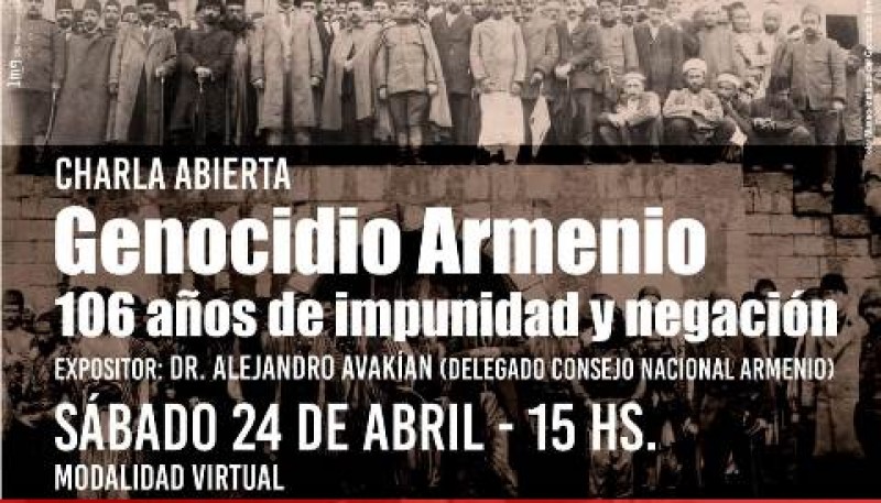 Charla abierta sobre el Genocidio Armenio 