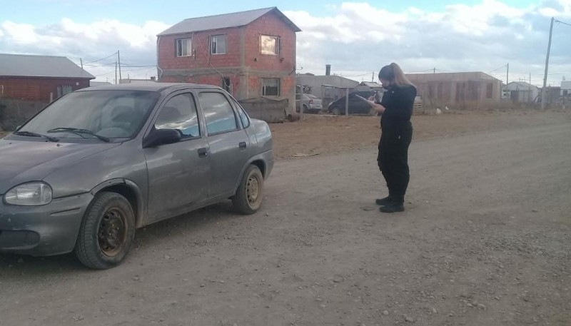 El rodado fue secuestrado y alojado en la puerta de la Comisaría Cuarta.