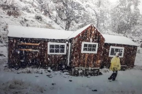 Primera nevada en el Parque Nacional Los Glaciares