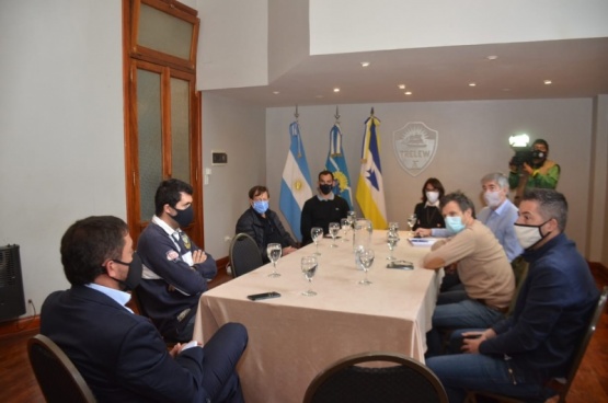Maderna propició encuentro de UOCRA con el Secretario de Trabajo de Chubut