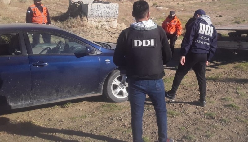 El rodado fue detenido en la rotonda de la Ruta N°12.