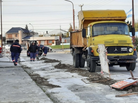 Con el hormigonado, Municipio culmina tareas de calle Provincias Unidas