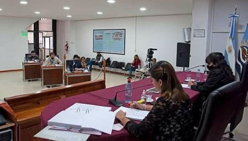 Sesión en el Concejo Deliberante.