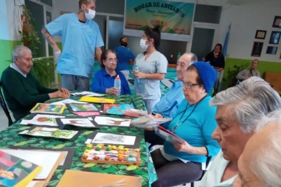 Iniciaron talleres recreativos para los abuelos del Hogar de Ancianos de Caleta Olivia 