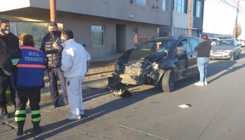 Auto colisionado.