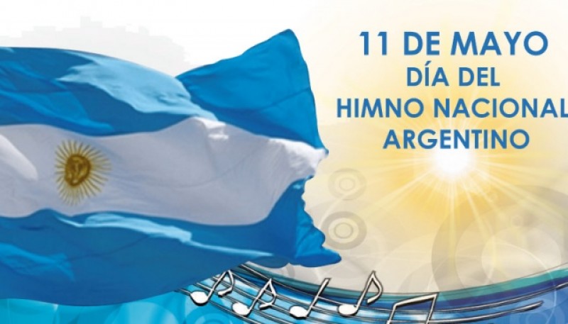 El 11 de mayo se conmemora el Día del Himno Nacional Argentino.