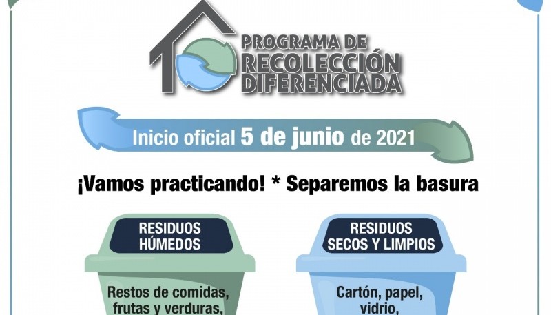 La Municipalidad de Río Gallegos recuerda que desde el 5 de junio comienza a regir la recolección diferenciada 