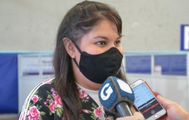 Río Gallegos: Se vacunó Nadia Cid