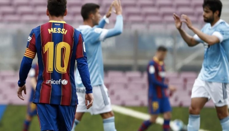 Barcelona perdió ante Celta de Vigo de Coudet y se despidió de La Liga