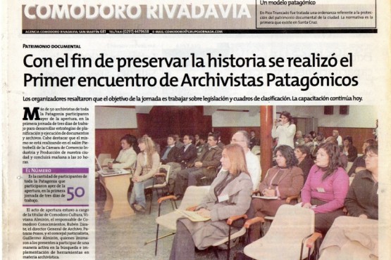 Los archivos organizados contribuyen al desarrollo de políticas de inclusión social y construcción de ciudadanía.