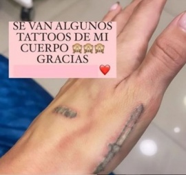 Mica Tinelli mostró cuáles son los tatuajes de su cuerpo que le dan vergüenza