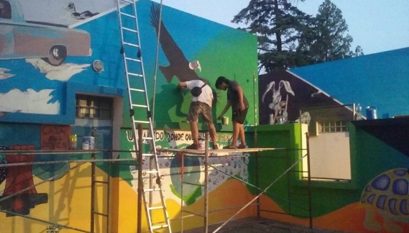 El arte mural ha tomado preponderancia en Río Gallegos. 