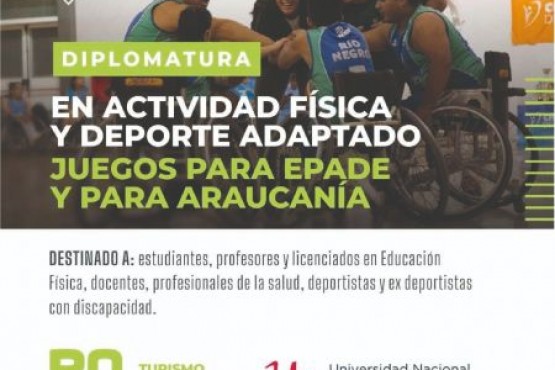 Santa Cruz otorgará 50 becas gratuitas para cursar una diplomatura sobre actividad física y deporte adaptado