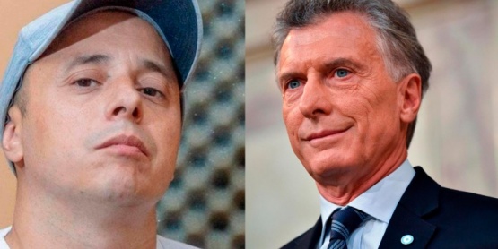 El Dipy y Mauricio Macri. 