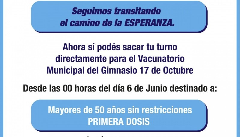 Río Gallegos habilita su propio sistema de turnos para el Vacunatorio Municipal