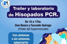 Este miércoles se harán hisopados gratuitos para toda la población en el Barrio Belgrano de Río Gallegos