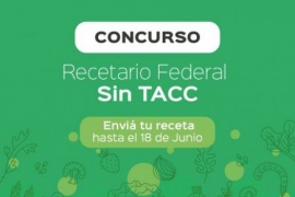 Primer concurso para la conformación de un “Recetario Federal sin TACC"