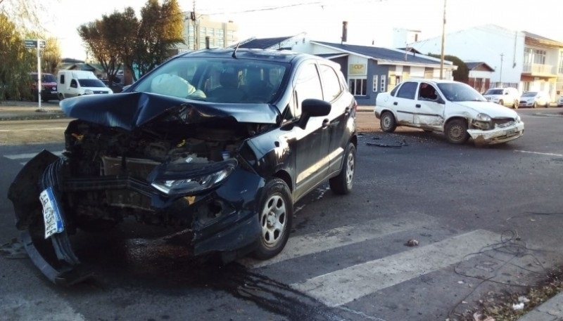 Auto colisionado.