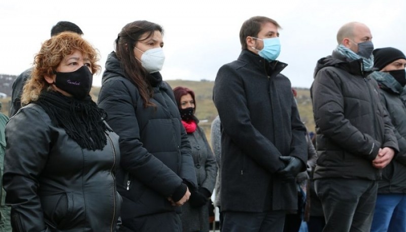 Zuliani participó de los actos en Río Turbio.