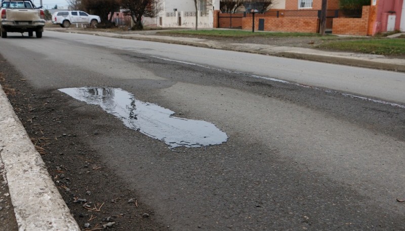 Comenzó el sellado de Avenida San Martín 