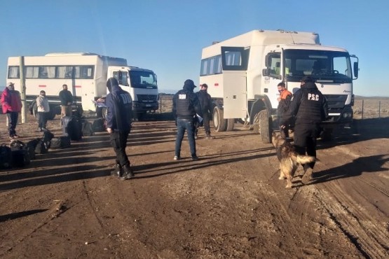 “Apolo” detectó marihuana y cocaína en micro.