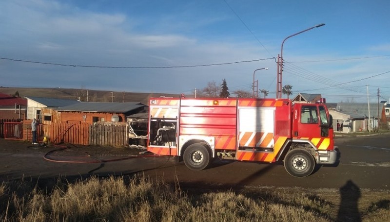 Móvil de bomberos.