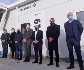 Se inauguró el Hospital Modular de Puerto Madryn