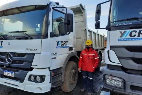 El sector de Mina YCRT suma la primera mujer chófer de camiones 3